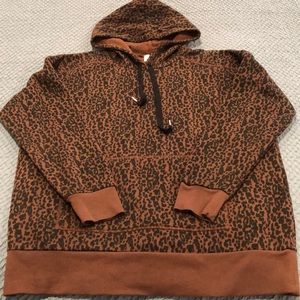 Peyton Jensen by Evereve Leopard Hoodie